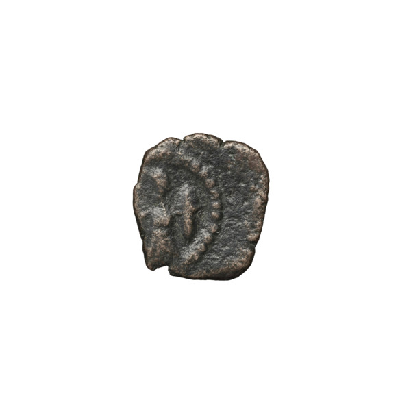 Bronze coin of Gotarzes II (king of the Parthians; 40–51). Obverse: head of Gotarzes II in a diadem