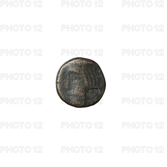 Bronze coin of Gotarzes II (King of the Parthians; 40–51). Obverse: head of Gotarzes II in diadem