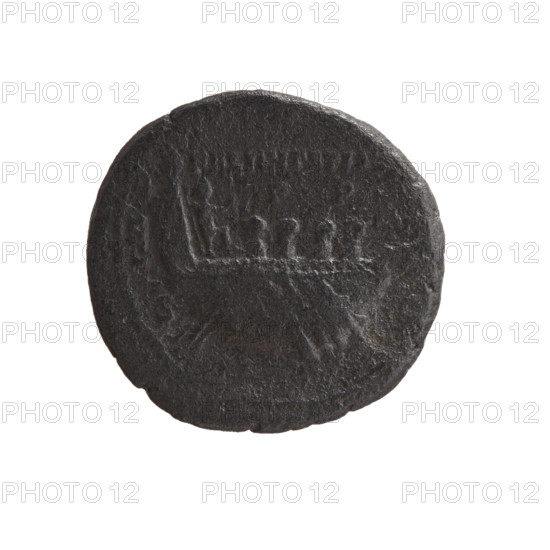 Marcus Aurelius (121–180; Roman emperor 161–180), issuer. Obverse: Head of Marcus Aurelius with
