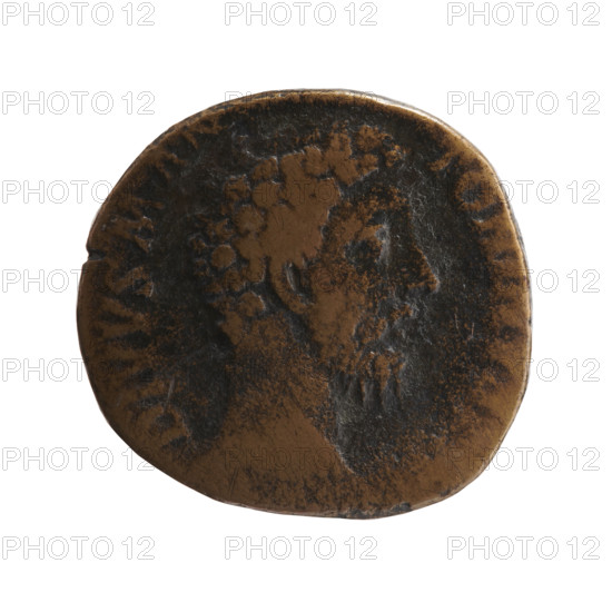 sestertius (forgery), Marcus Aurelius (121–180; Roman emperor 161–180), posthumous, issuer: