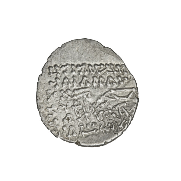 Drachma, Vologases III (105–147). Obverse: head of Vologases III in a tiara, king facing left.