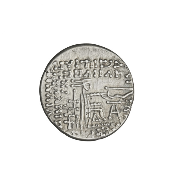 Drachma, Vologases III (105–147). Obverse: head of Vologases III in tiara, king turned to the left.