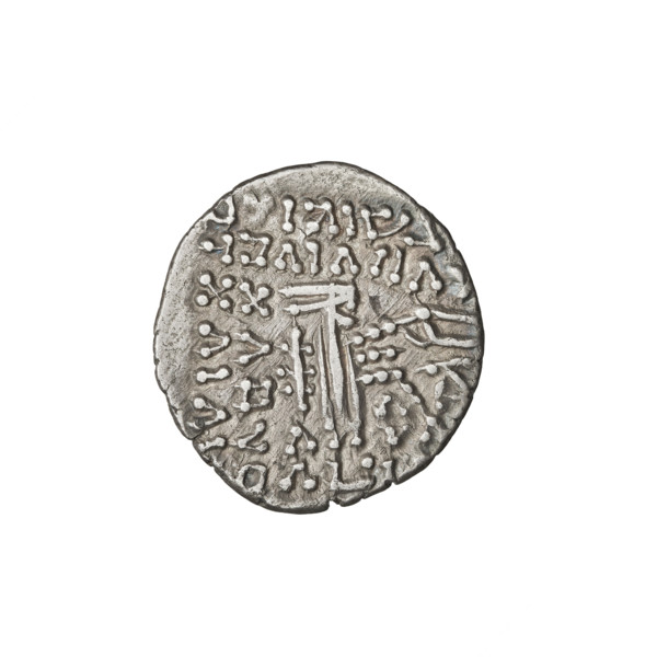 Drachma, Vologases III (105–147). Obverse: head of Vologases III wearing a tiara, facing left.