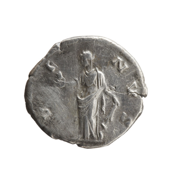 Denarius of Faustina the Younger (ca. 130–176; Roman empress 161–176; Augusta), 147–161 CE, Roman