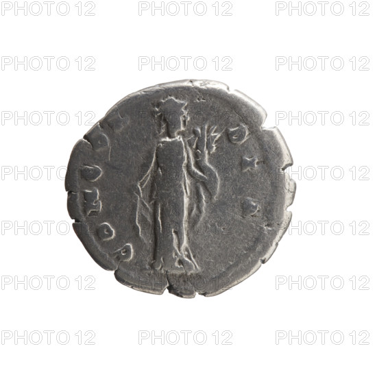 Denarius, Faustina the Younger (ca. 130–176; Roman empress 161–176; Augusta), bust of Faustina II