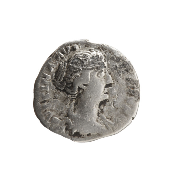 Denarius, Faustina the Younger (ca. 130–176; Roman empress 161–176) (Augusta 147–161). Obverse: