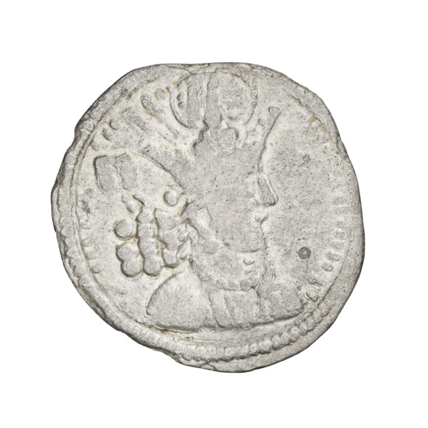 Drachma, Shapur II (ruler of Persia; 309–379). Obverse: bust of Sapor II facing right; wearing a