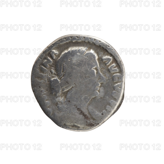 Denarius, Faustina the Younger (ca. 130–176; Roman empress 161–176), Marcus Aurelius (121–180;