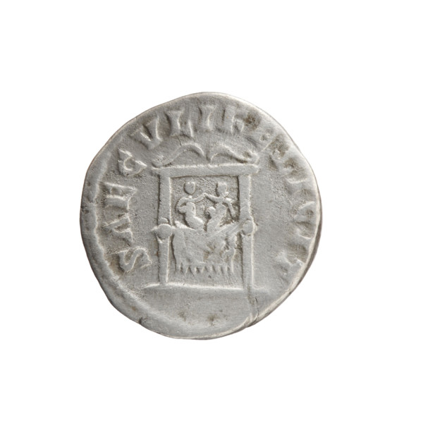 Denarius of Faustina the Younger (ca. 130–176), Roman empress 161–176; issue: Marcus Aurelius