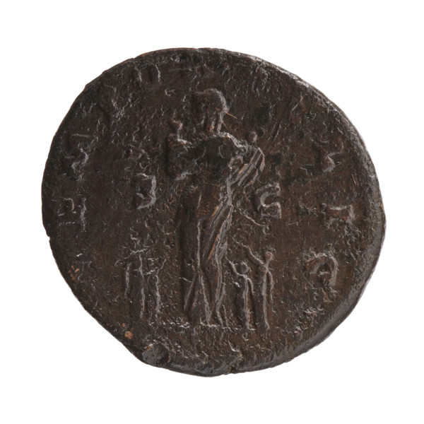 Marcus Aurelius (121–180; Roman emperor 161–180), issuer. Faustina the Younger (c.130–176; Roman