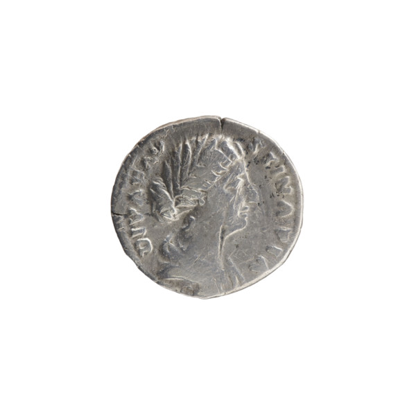 Denarius, Marcus Aurelius (121–180; Roman emperor 161–180) (issuer). Bust of Faustina the Younger