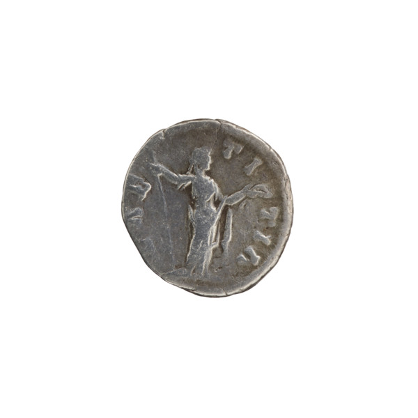 Denarius, Faustina the Younger (ca. 130–176; Roman empress 161–176), Marcus Aurelius (121–180;