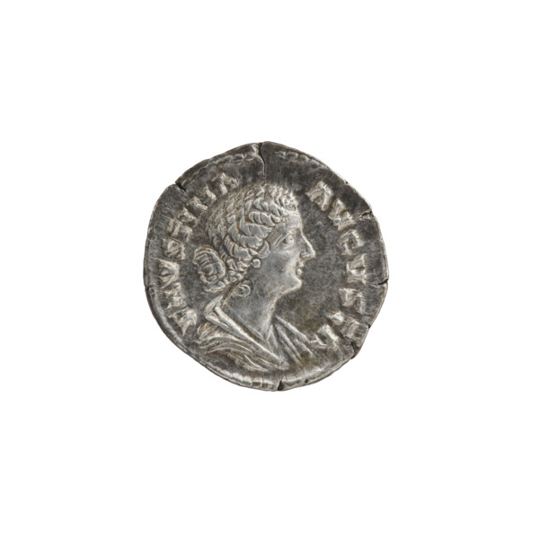 Denarius of Faustina the Younger (ca. 130–176), Roman empress (161–176); issuer Marcus Aurelius