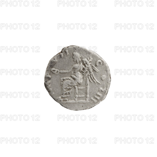 Denarius (hybrid) of Faustina the Younger (ca. 130–176; Roman empress 161–176) and Marcus Aurelius