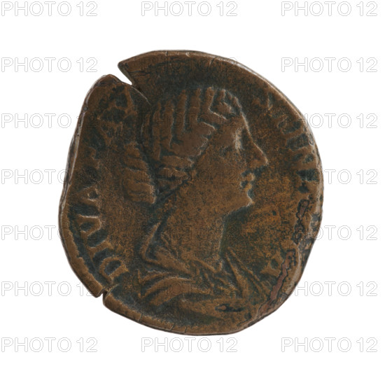 Sestertius, Marcus Aurelius (121–180; Roman emperor 161–180), issuer; Faustina the Younger (c