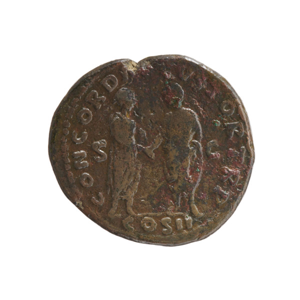 Lucius Verus (130–169; Roman emperor 161–169), issuer; personifications; iconography: globes,