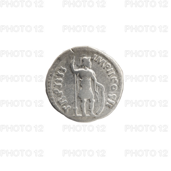 Denarius of Lucius Verus (130–169; Roman emperor 161–169). Obverse: Bust of Lucius Verus without a