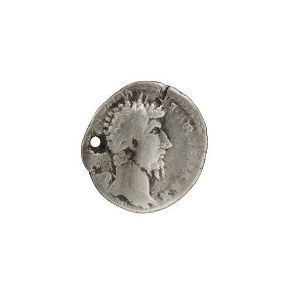 Denarius, Lucius Verus (130–169; Roman emperor 161–169), issuer: Lucius Verus. Obverse: Head of