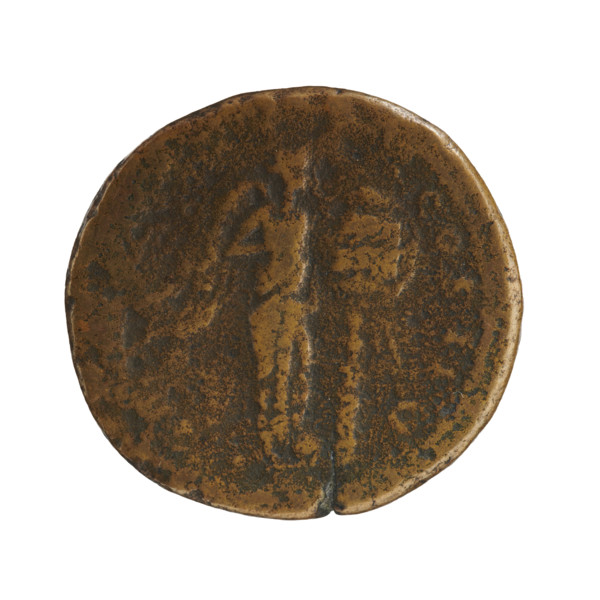 dupondius (forgery), Lucius Verus (130–169; Roman emperor 161–169), issuer: Lucius Verus; obverse: