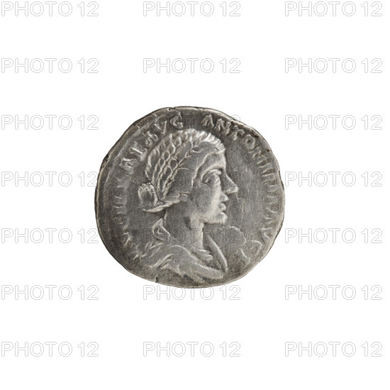 Denarius; obverse: draped bust of Lucilla to the right, inscription LVCILLAE AVG - ANTONINI AVG F;