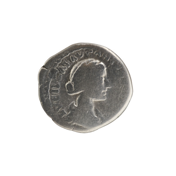 Denarius of Lucius Verus (130–169; Roman emperor 161–169), issued for Lucilla (149–182; Roman