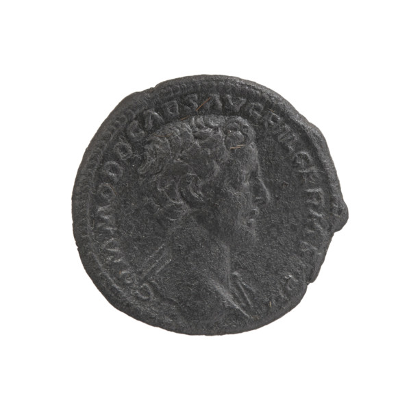 as/dupondius, Commodus (161–192; Roman emperor 177–192), (caesar 175–177), Marcus Aurelius