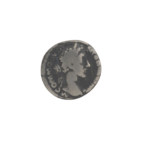 denarius, Commodus (161–192; Roman emperor 177–192) — obverse: head of Commodus in laurel wreath to