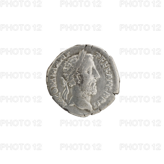 Denarius, Commodus (161–192), issuer: Commodus; obverse: head of Commodus in laurel wreath facing