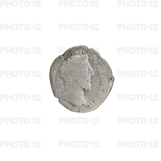 Denarius, Commodus (161–192; Roman emperor 177–192), issuer: Commodus. Obverse: Head of Commodus in