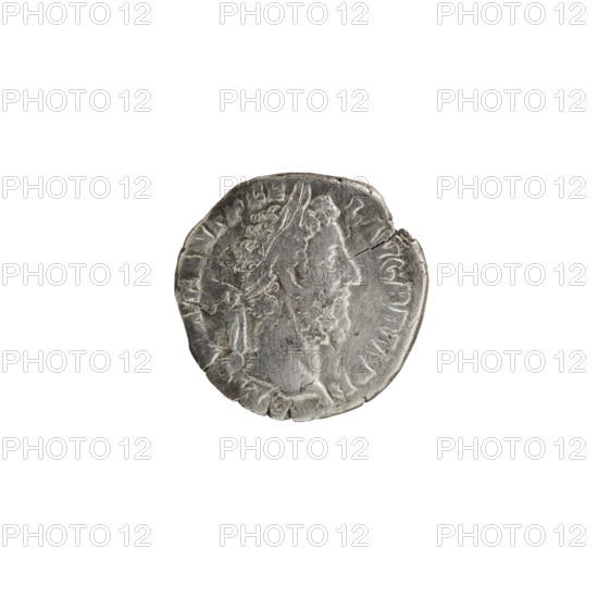 Denarius, Commodus (161–192; Roman emperor 177–192), issuer Commodus. Obverse: head of Commodus in