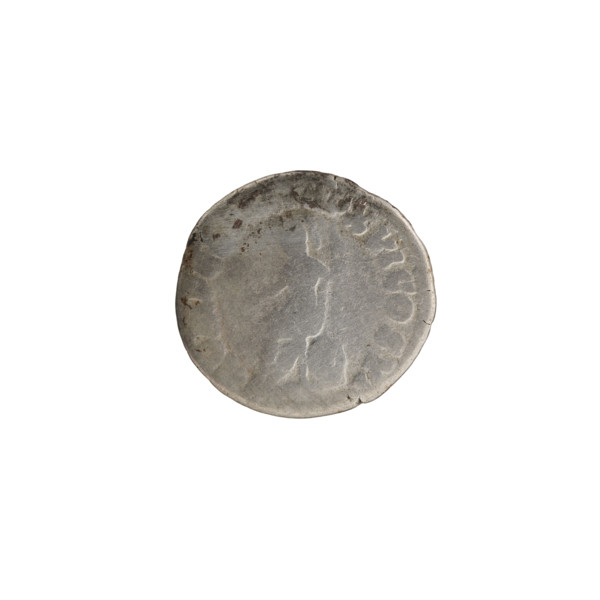 Denarius of Commodus (reigned 177–192). Obverse: Head of Commodus in a laurel wreath to right,