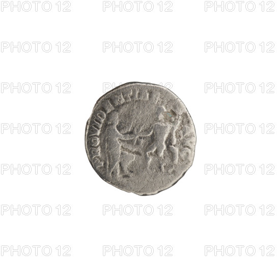 Denarius of Commodus (reigned 177–192). Obverse: Head of Commodus with a laurel wreath facing