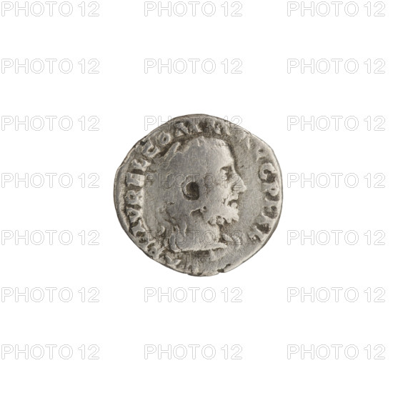 Denarius of Commodus (reigned 177–192). Obverse: bust of Commodus in lion skin (wearing laurel