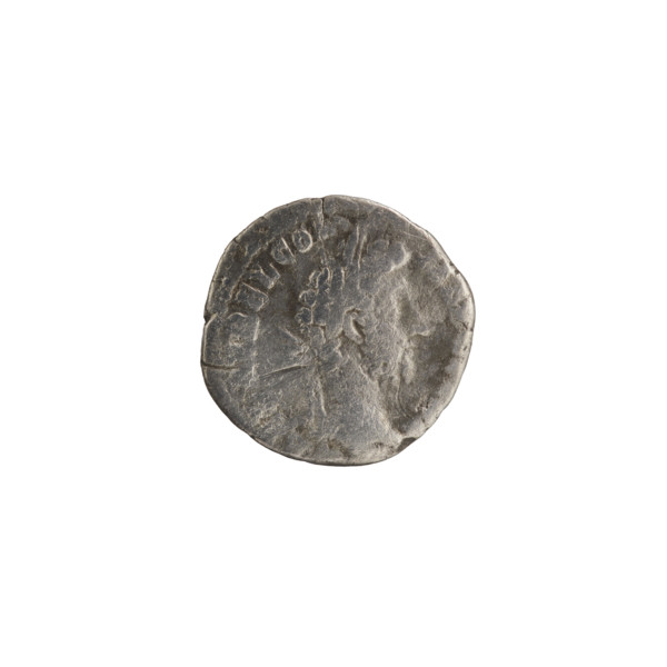 Denarius, Commodus (161–192), Roman emperor 177–192; obverse: head of Commodus in laurel wreath