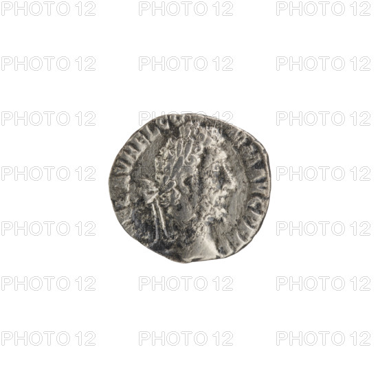 Denarius, Commodus (161–192; Roman emperor 177–192). Obverse: Head of Commodus in a laurel wreath