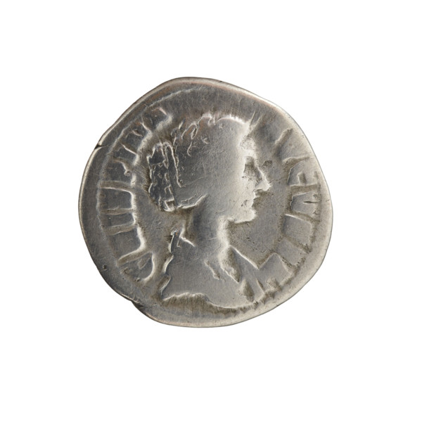 Denarius, Crispina (164–192?; Roman empress 178–192), Commodus (161–192; Roman emperor 177–192)