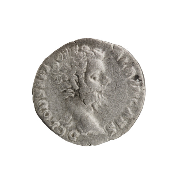 Denarius, portrait of Clodius Albinus (ca. 150–197) as Caesar; issuer: Septimius Severus (146–211,