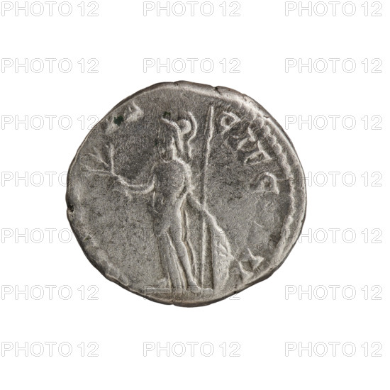 Denarius of Septimius Severus (146–211; Roman emperor 193–211), issued under Clodius Albinus (ca.