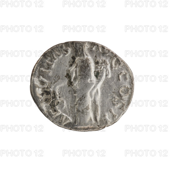 Denarius of Clodius Albinus (ca. 150–197; Roman emperor 193–197). Obverse: Head of Clodius Albinus