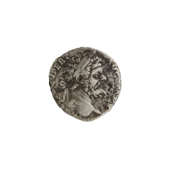 Denarius, Roman deities; Minerva standing left, in her right hand a spear pointing forward and down