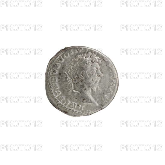 Denarius; obverse: LSEPTSEVAVGIMPXIPARTMAX — Head of Septimius Severus with laurel wreath facing