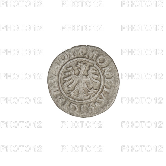 Crown ternary, Sigismund I the Old (King of Poland; 1506–1548). Obverse: Polish eagle with a crown;