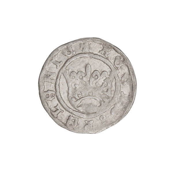 Crown half-grosz, Sigismund I the Old (King of Poland; 1506–1548). Obverse: Polish crowned eagle