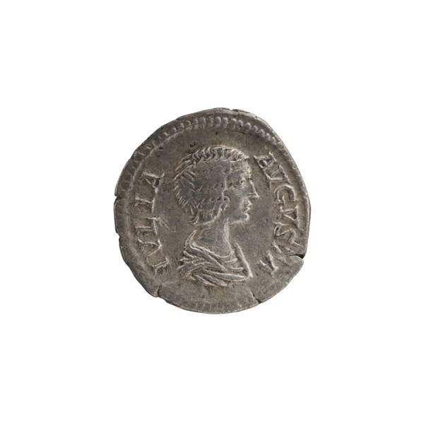 Denarius, Julia Domna (ca. 160–217; Roman empress 193–211), Roman Empire. Obverse: IVLIA AVGVSTA —