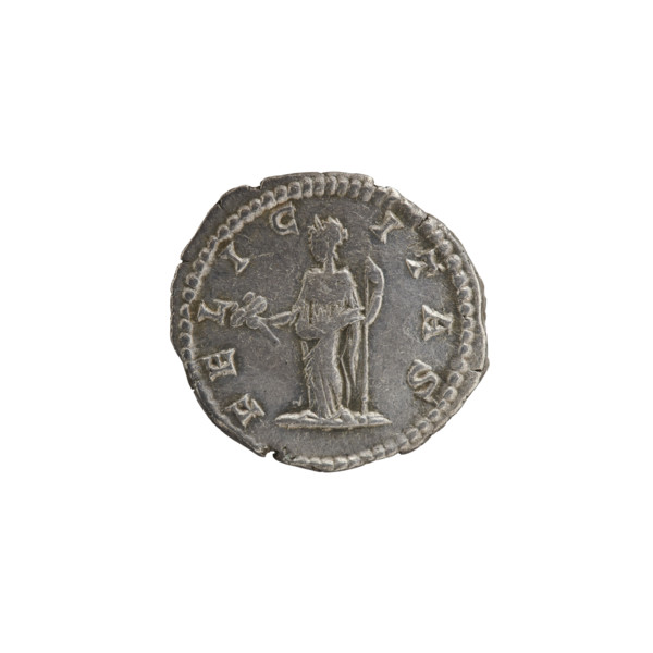 Denarius of Julia Domna (ca. 160–217), Roman empress (193–211). Obverse: IVLIA AVGVSTA — bust of