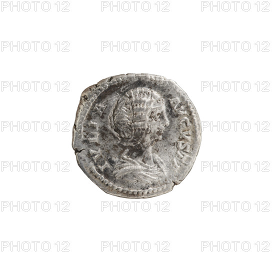 denarius, Julia Domna (ca. 160–217; Roman empress 193–211). Obv.: IVLIA AVGVSTA — bust of Julia