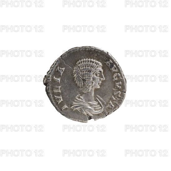 denarius, Julia Domna (ca. 160–217; Roman empress 193–211), Roman Empire; Obv.: IVLIA AVGVSTA —