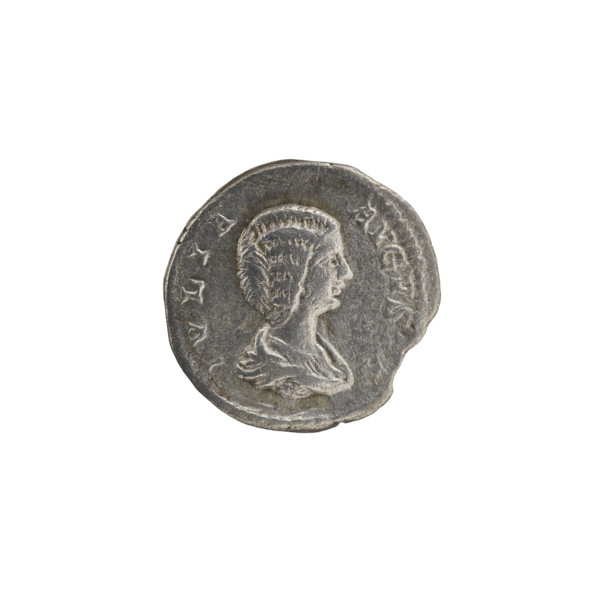 Denarius, Julia Domna (ca. 160–217; Roman empress 193–211). Obverse: IVLIA AVGVSTA, bust of Julia