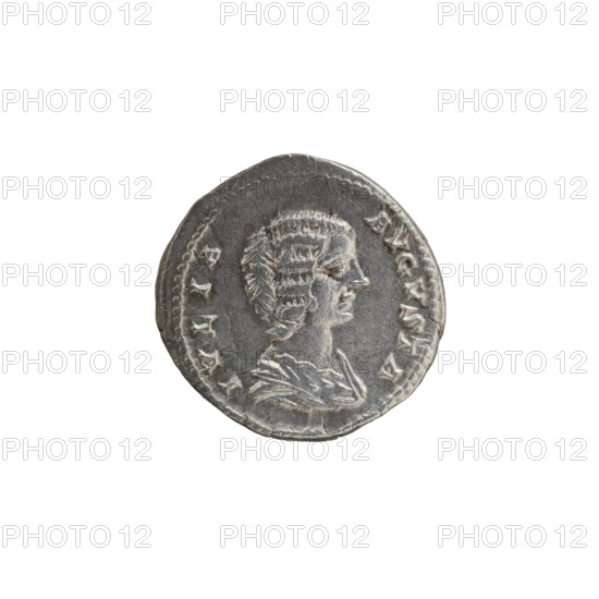 denarius, Julia Domna (ca. 160–217; Roman empress 193–211), Roman Empire. Obv.: IVLIA AVGVSTA Bust