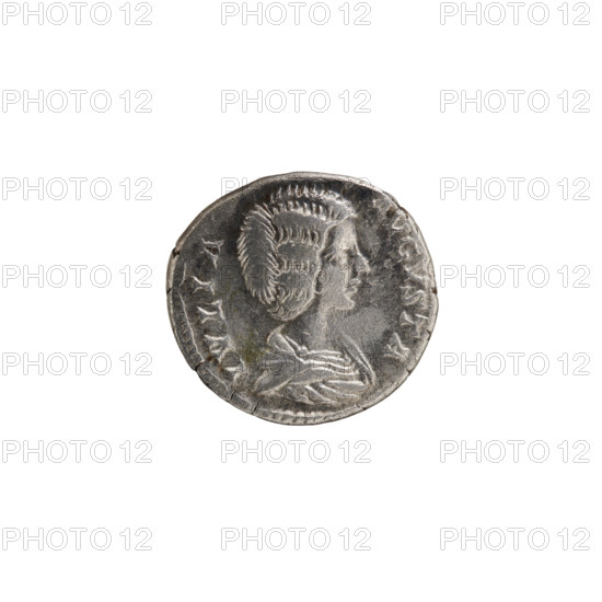 denarius, Julia Domna (ca. 160–217; Roman empress 193–211), Roman Empire — Obv.: IVLIA AVGVSTA Bust
